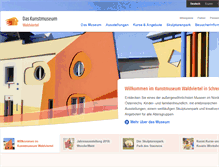 Tablet Screenshot of daskunstmuseum.at